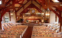 church sanctuary timbers